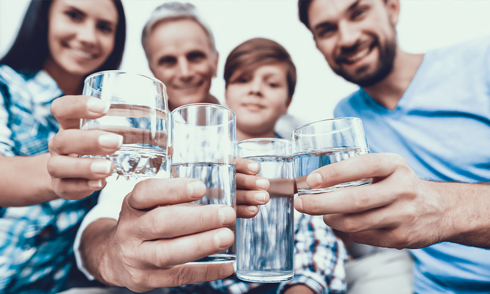 Wasserfilter gegen Trinkwasserverunreinigung